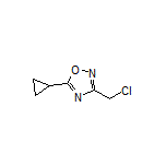 3-(chloromethyl)-5-cyclopropyl-1,2,4-oxadiazole