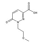 1-(2-Methoxyethyl)-6-oxo-1,6-dihydropyridazine-3-carboxylic Acid