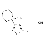 1-(5-methyl-1,2,4-oxadiazol-3-yl)cyclohexanamine hydrochloride