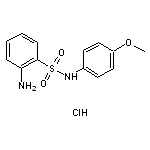 2-amino-N-(4-methoxyphenyl)benzenesulfonamide hydrochloride