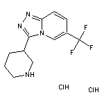 3-piperidin-3-yl-6-(trifluoromethyl)[1,2,4]triazolo[4,3-a]pyridine dihydrochloride