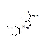 5-Methyl-1-(m-tolyl)-1H-pyrazole-4-carboxylic Acid
