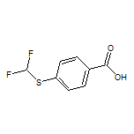 4-[(Difluoromethyl)thio]benzoic Acid