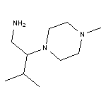 3-Methyl-2-(4-methyl-1-piperazinyl)-1-butanamine