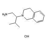 2-(3,4-dihydroisoquinolin-2(1H)-yl)-3-methylbutan-1-amine hydrochloride