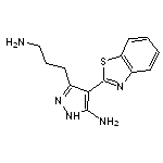 3-(3-Aminopropyl)-4-(benzo[d]thiazol-2-yl)-1H-pyrazol-5-amine