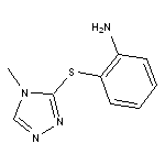 2-[(4-Methyl-4H-1,2,4-triazol-3-yl)thio]aniline