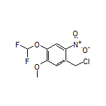 4-(Difluoromethoxy)-5-methoxy-2-nitrobenzyl Chloride