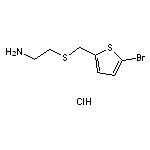 2-{[(5-bromothien-2-yl)methyl]thio}ethanamine hydrochloride