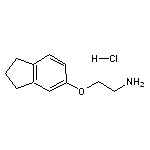 5-(2-aminoethoxy)-2,3-dihydro-1H-indene hydrochloride