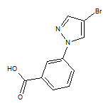3-(4-Bromo-1H-pyrazol-1-yl)benzoic Acid