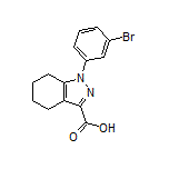 1-(3-Bromophenyl)-4,5,6,7-tetrahydro-1H-indazole-3-carboxylic Acid