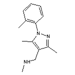 {[3,5-dimethyl-1-(2-methylphenyl)-1H-pyrazol-4-yl]methyl}(methyl)amine