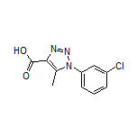 1-(3-chlorophenyl)-5-methyl-1H-1,2,3-triazole-4-carboxylic acid