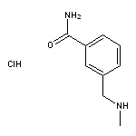 3-[(methylamino)methyl]benzamide hydrochloride