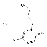 1-(3-aminopropyl)-5-bromo-1,2-dihydropyridin-2-one hydrochloride