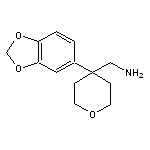 [4-(苯并[d][1,3]二噁茂-5-基)四氢-2H-吡喃-4-基]甲胺