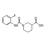 1-[(2-Fluorophenyl)carbamoyl]piperidine-3-carboxylic Acid