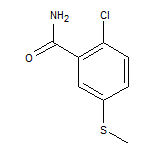 2-Chloro-5-(methylthio)benzamide