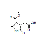 4-(Methoxycarbonyl)-5-methyl-2-oxo-2,3-dihydropyrrole-3-acetic Acid