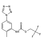 2,2,2-trifluoroethyl N-[2-methyl-5-(1H-1,2,3,4-tetrazol-1-yl)phenyl]carbamate
