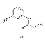 2-amino-N-(3-ethynylphenyl)acetamide hydrochloride