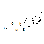2-Chloro-N-[4-methyl-5-(4-methylbenzyl)-2-thiazolyl]acetamide