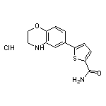 5-(3,4-dihydro-2H-1,4-benzoxazin-6-yl)thiophene-2-carboxamide hydrochloride