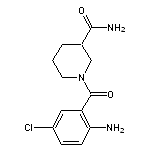 1-(2-amino-5-chlorobenzoyl)piperidine-3-carboxamide