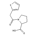 1-[2-(thiophen-2-yl)acetyl]pyrrolidine-2-carboxylic acid