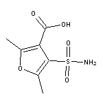 2,5-Dimethyl-4-sulfamoylfuran-3-carboxylic Acid