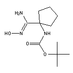 tert-butyl N-[1-(N’-hydroxycarbamimidoyl)cyclopentyl]carbamate