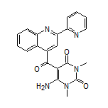 6-Amino-1,3-dimethyl-5-[2-(2-pyridyl)quinoline-4-carbonyl]pyrimidine-2,4(1H,3H)-dione
