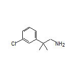 2-(3-Chlorophenyl)-2-methyl-1-propanamine