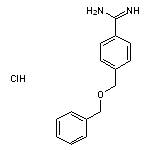 4-[(benzyloxy)methyl]benzene-1-carboximidamide hydrochloride