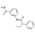N-(3-carbamothioylphenyl)-2-phenylbutanamide