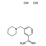 3-(piperidin-1-ylmethyl)benzene-1-carboximidamide dihydrochloride