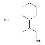2-cyclohexylpropan-1-amine hydrochloride