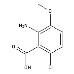 2-Amino-6-chloro-3-methoxybenzoic acid
