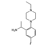 1-[2-(4-ethylpiperazin-1-yl)-5-fluorophenyl]ethan-1-amine