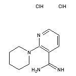 2-(piperidin-1-yl)pyridine-3-carboximidamide dihydrochloride
