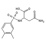 3-carbamoyl-2-[(3,4-dimethylbenzene)sulfonamido]propanoic acid