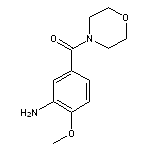 2-methoxy-5-[(morpholin-4-yl)carbonyl]aniline