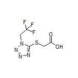 2-[[1-(2,2,2-Trifluoroethyl)-1H-tetrazol-5-yl]thio]acetic Acid