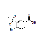4-Bromo-3-(methylsulfonyl)benzoic Acid