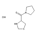 4-[(pyrrolidin-1-yl)carbonyl]-1,3-thiazolidine hydrochloride