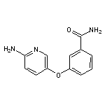 3-[(6-aminopyridin-3-yl)oxy]benzamide