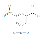 3-(Methylsulfonyl)-5-nitrobenzoic Acid