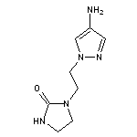 1-[2-(4-amino-1H-pyrazol-1-yl)ethyl]imidazolidin-2-one