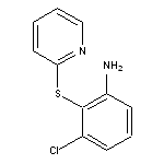 3-chloro-2-(pyridin-2-ylsulfanyl)aniline